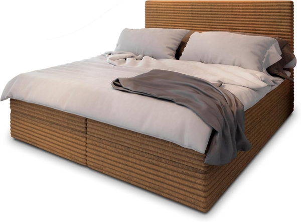 Masseno Boxbett PISA 180x200 cm mit Bonell Matratze und Topper