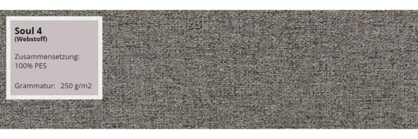 Sofa Viva Glov IV mit Schlaffunktion, 3 Sitzer Schlafsofa mit Bettkasten (Farbe: Soul 04) Bild 7