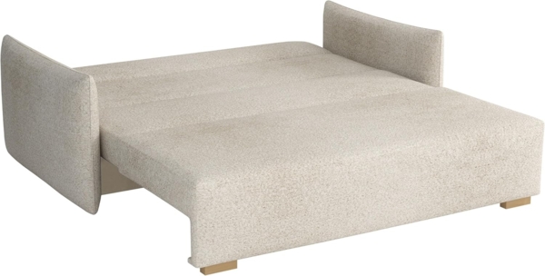 Sofa Viva Glov IV mit Schlaffunktion, 3 Sitzer Schlafsofa mit Bettkasten (Farbe: Soul 04) Bild 4