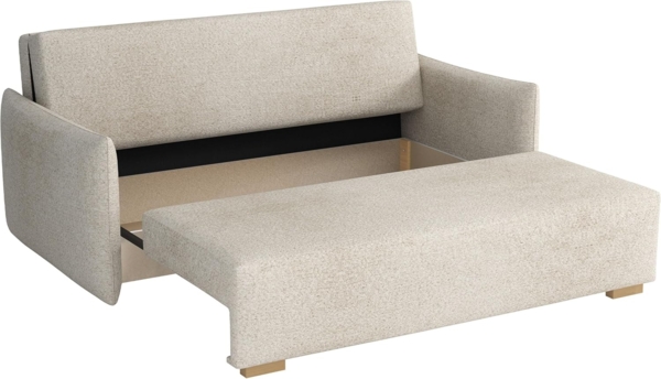 Sofa Viva Glov IV mit Schlaffunktion, 3 Sitzer Schlafsofa mit Bettkasten (Farbe: Soul 04) Bild 5