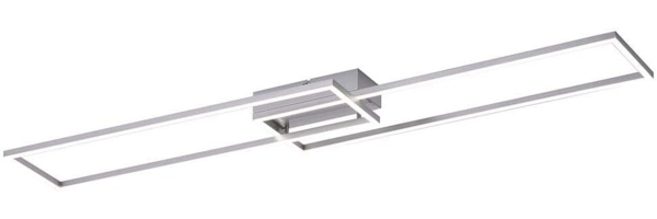 Leuchten Direkt 14019-55 LED Deckenleuchte Iven 110x25cm stahl CCT
