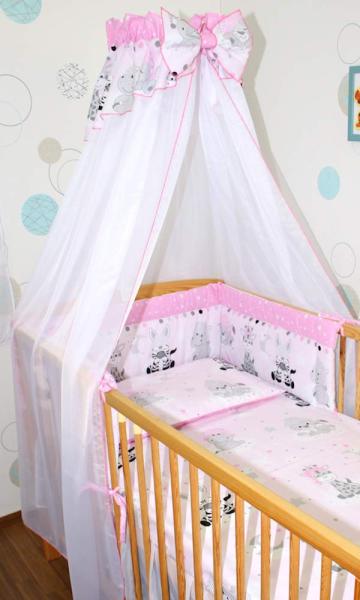 Betthimmel Chiffon Himmel für Baby Bett Deko Himmel Sterne D18 Bild 2