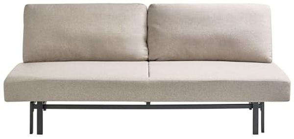 Schlafsofa 3-Sitzer ROYKKA Stoff Beige