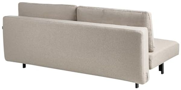 Schlafsofa 3-Sitzer ROYKKA Stoff Beige Bild 7