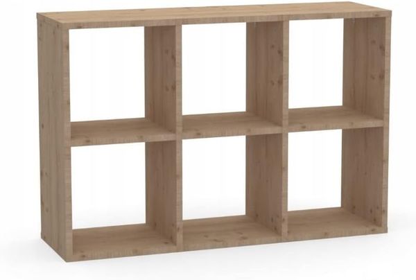 Kallax Regal 2x3 - Bücherregal 100x67,4 cm - Raumteiler Regal - Würfelregal für Wohnzimmerund Büro - Regal Würfel mit 6 Fächern - Aufbewahrung Regal