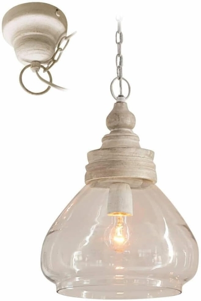 Mirabeau Hängeleuchten Hängelampe Pallu braun/klar