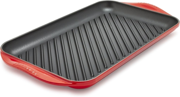 Le Creuset Grillplatte extragroß kirschrot