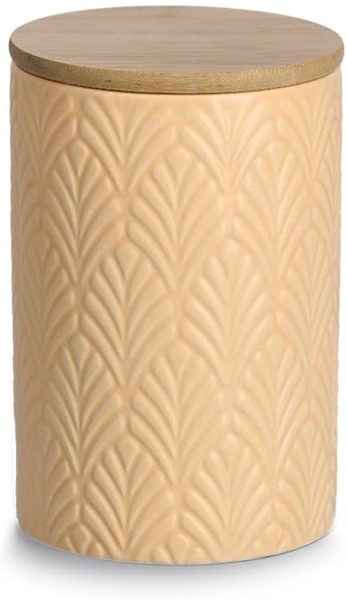 Vorratsdose mit Bambusdeckel, apricot - 720ml, Ø 10cm