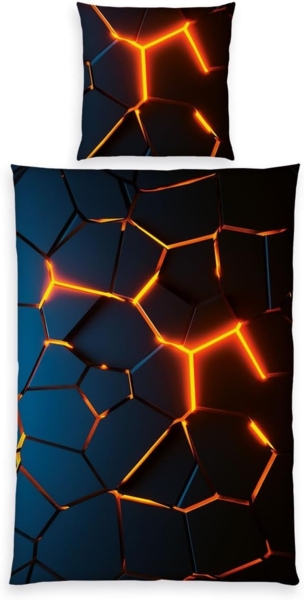 Herding Young Collection Wendebettwäsche 3D Effekt, Renforcé, Motiv mit 3D Effekt