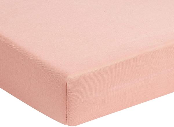 Träumeland Spannbetttuch Tencel malve-rose 60 x 120 cm + 70 x 140 cm