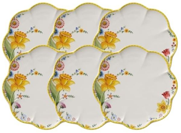 Villeroy & Boch Frühstücksteller Spring Awakening Frühstücksteller 22cm Set6