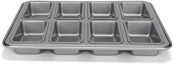 Patisse Patisse Form für 8 Minikuchen 34x28cm Silver-top P03515