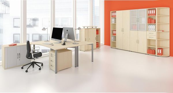 Schiebetürenschrank Oberboden 25 mm, 80x42x80cm, Ahorn Ahorn