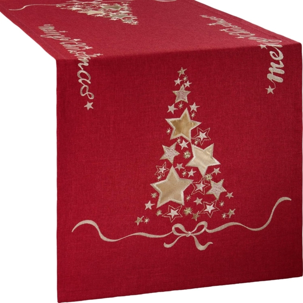 Erwin Müller Tischdecke Tischläufer "Merry XMAS", Motiv