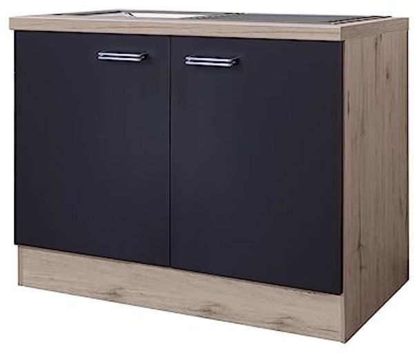 Flex-Well Spülenschrank Antigua (B x H x T) 100 x 86 x 60 cm, inkl. Einbauspüle