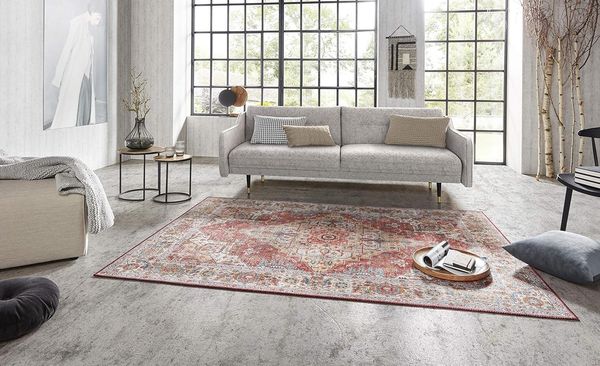 Vintage Teppich Sylla Ziegelrot 160x230 cm