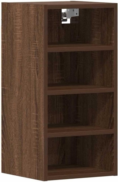 vidaXL Hängeschrank Braun Eichen-Optik 30 x 29,5 x 60 cm Holzwerkstoff, Küchenschrank, Schrank, Wandschränke, Aufbewahrungsschrank, Wandschrank