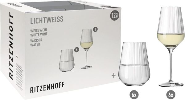 Ritzenhoff 6111010 Weßwein- und Wasserglas-Set #1 STERNSCHLIFF Ritzenhoff Design Team 2022