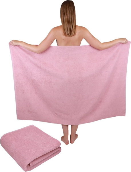 Betz Badetuch 2 Stück Maxi Duschtücher XXL Berlin Größe 100x150cm, 100% Baumwolle