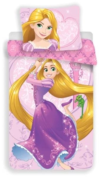 Disney Kinderbettwäsche Rapunzel, Renforcé, 2 teilig