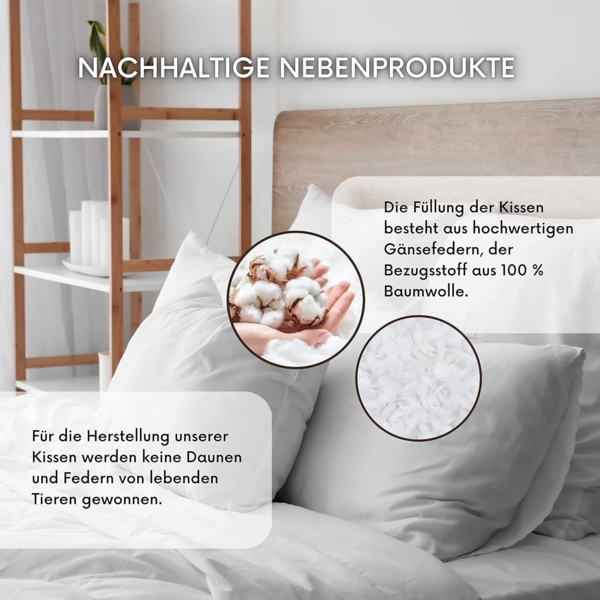 MSS® Klein-/Sofa- und Kuschelkissen 50x50 cm (2 Stück) Bild 2