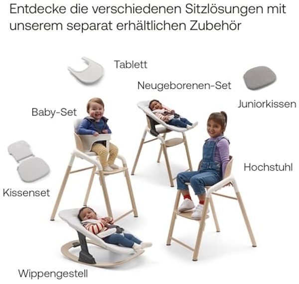 Bugaboo Hochstuhl Giraffe Weiss Bild 5