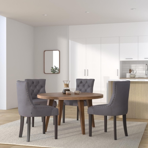 Esszimmerstuhl Aberdeen Samt antik [314118] Bild 2