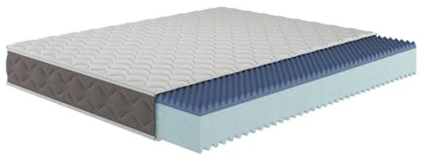 Talamo Italia - Amaltea-Doppelmatratze, Memory Foam-Matratze, ergonomische Matratze, milbenhemmende und hypoallergene Matratze, 100% Made in Italy, 140 x 200 x 21 cm Bild 7