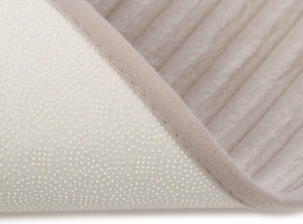 Gözze Badematte Berlin, Höhe 7 mm, rutschhemmend beschichtet, fußbodenheizungsgeeignet, Polyester, rechteckig, Badteppich, Uni Farben, Cord Optik, waschbar Bild 7