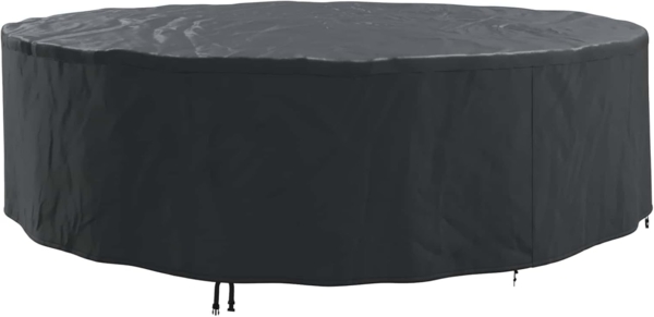 vidaXL Gartenmöbelabdeckung Schwarz 320 x 320 x 85 cm 210D-Gewebe 4106041
