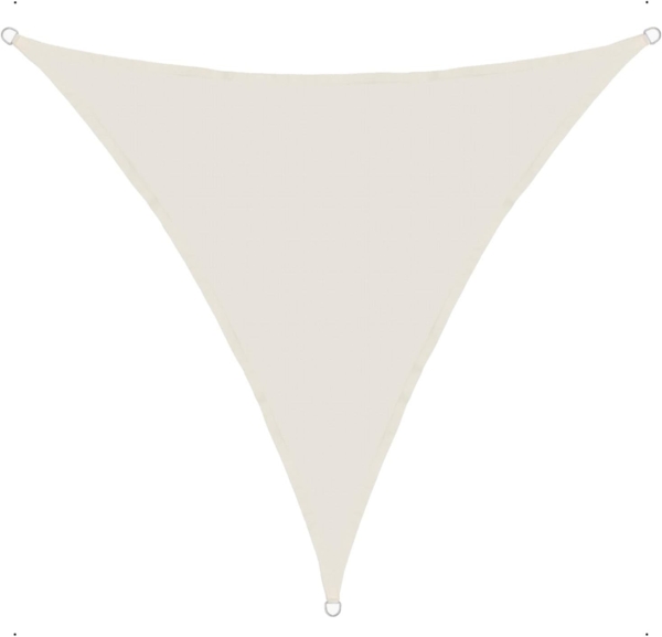 anndora Sonnensegel Tarp 6x6x6 Meter - dreieckiger Sonnenschutz HDPE, luftdurchlässiger Stoff