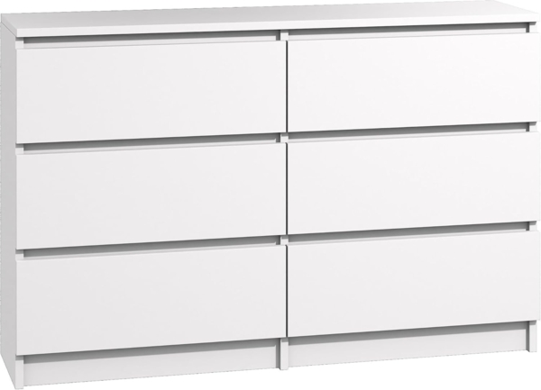 pressiode Kommode Kommode mit 6 Schubladen 120cm Sideboard