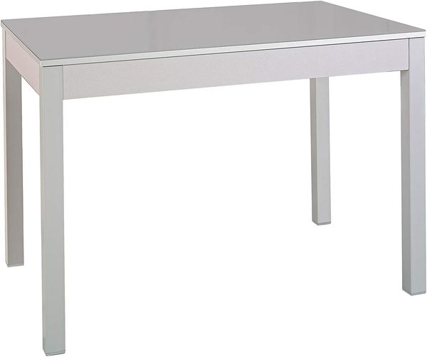 ASTIMESA Ausziehbarer Küchentisch mit Trolley, grau, 70x110 cm