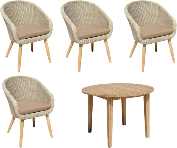 Garten Sitzgruppe, Grau,