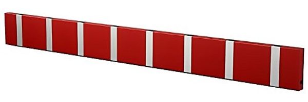 LoCa Garderobe Knax 8 imperial rot (Haken klappbar Alu)