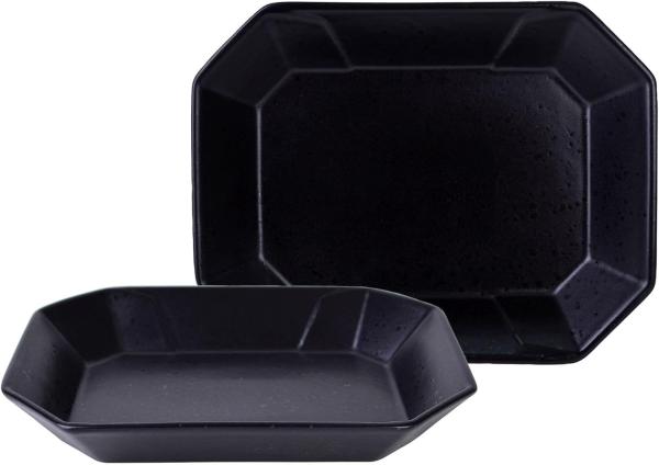 CreaTable 33958 Streat Food Streat Box Servierschale, schwarz (1 Set)