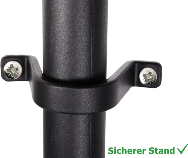 ONDIS24 Steckregal Regal, Lagerregal, 60 x 30 x 138 (H) cm, 12 Zoll, 4-tlg, Kunststoff, anthrazit, bis maximal 125 kg belastbar Bild 7