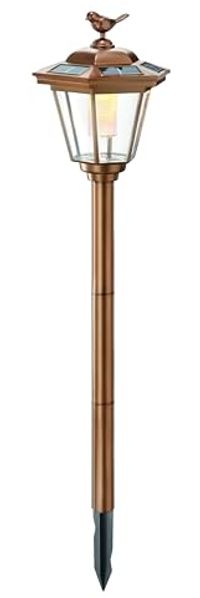 Esotec Solar Standleuchte Tivoli, warmweiß, 68 cm, kupferfarben