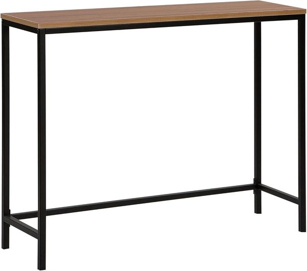 Konsolentisch dunkler Holzfarbton / schwarz TULIA
