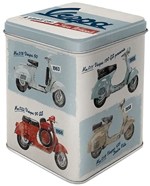 Nostalgic-Art Teedose Teedose Vorratsdose Gewürzdose - Vespa Model Chart
