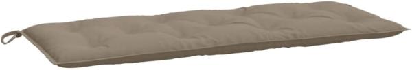 vidaXL Gartenbank-Auflage Taupe 120x50x7 cm Oxford-Gewebe 361591 Bild 1