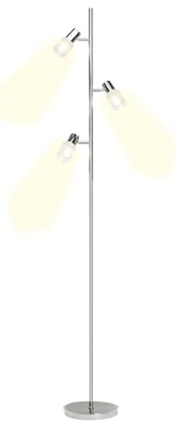 LED - Stehleuchte Lea 3 X E14, 3 Watt, silber, 22 x 265 x 157,5 cm