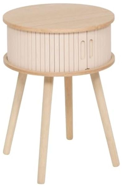 Atmosphera Créateur d'intérieur Nachttisch Nachttisch NYSOS mit 2 Türen, Ø 40 cm (funktional)