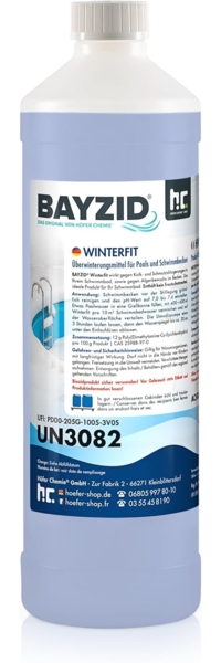 Höfer Chemie 6x1 L Pool Wintermittel - BAYZID Winterfit Überwinterungskonzentrat für Schwimmbad und Pool von Höfer Chemie