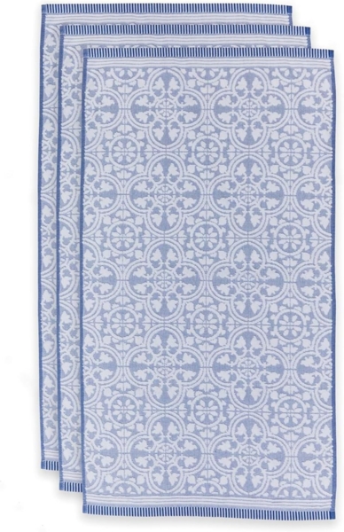 PiP Studio Gästehandtuch Tile de Pip_Blue_UV_UV_30x50 1 Gästehandtuch 30 x 50 cm, Frottier (1-St), Gästetuch Gästehandtuch Bild 6