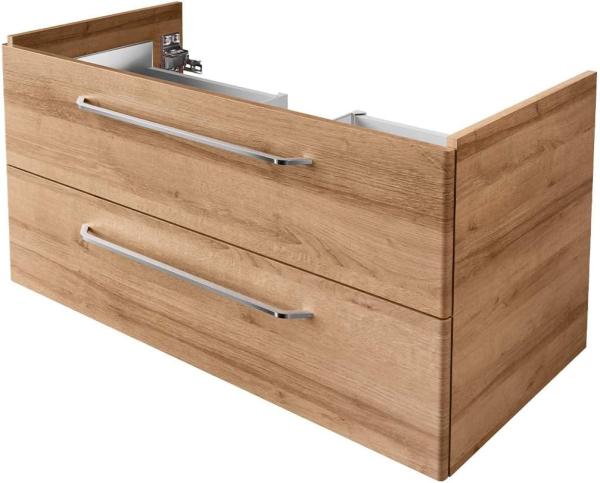 Fackelmann MILANO Waschbeckenunterschrank 100 cm, Braun hell