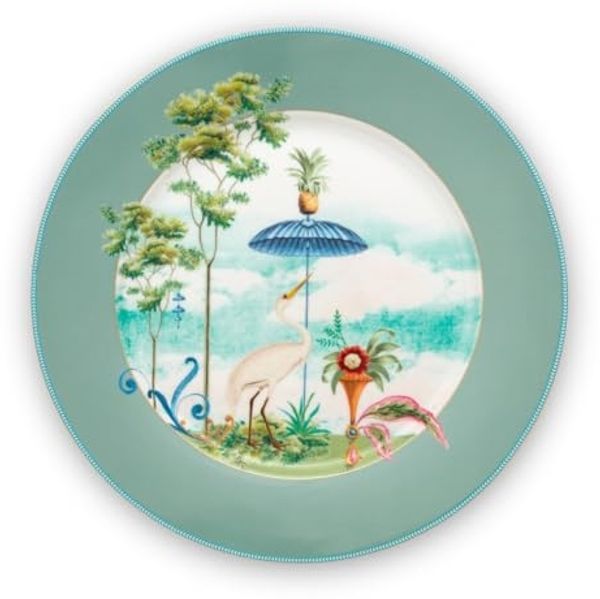 PiP Studio Speiseteller Jolie Blue Teller 32 cm, Plate Jolie Blue 32cm
