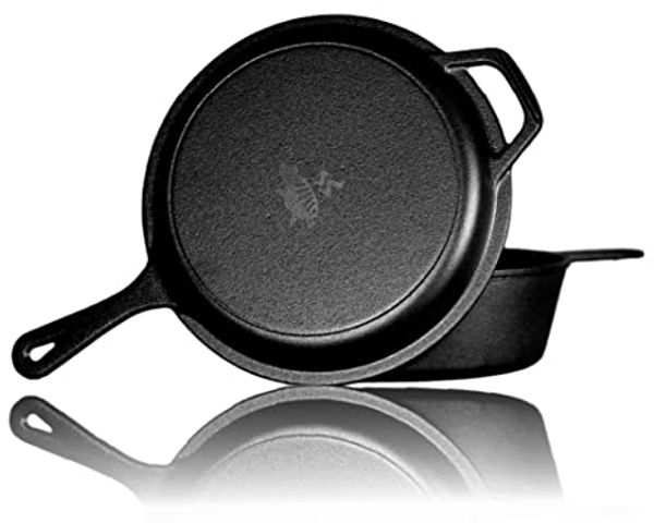 Grillschweine Grilltopf Grillschweine Cooker 2126, Gusseisen (2-tlg)