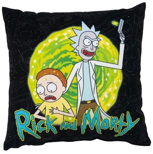 United Labels® Dekokissen Rick and Morty Kissen Sitzkissen Zierkissen Kopfkissen 30x30 cm