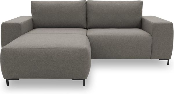 LOOKS by Wolfgang Joop Looks VI Designer Ecksofa, beidseitig montierbar, Polstersofa, grau, 242x160 cm